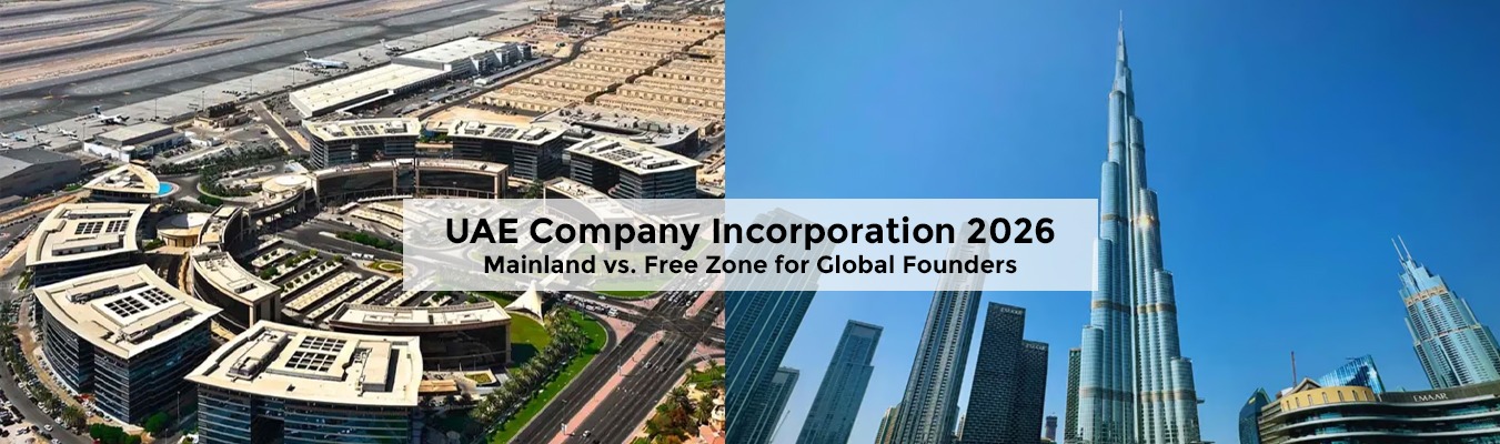 UAE Company Incorporation 2026 Mainland vs. Free Zone for Global Founders