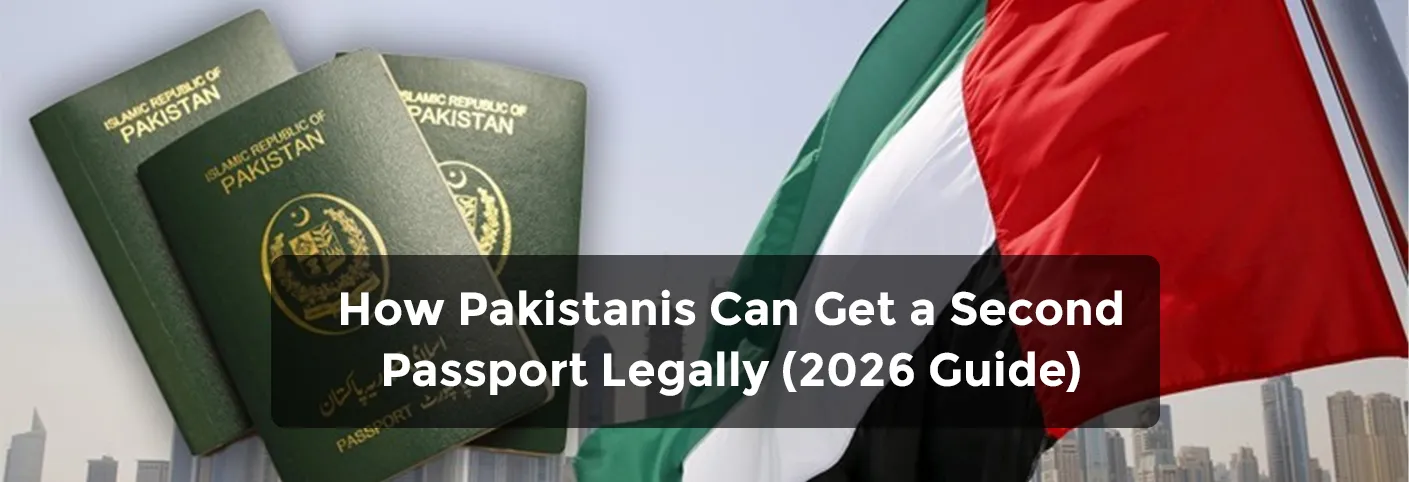 How Pakistanis Can Get a Second Passport Legally (2026 Guide)